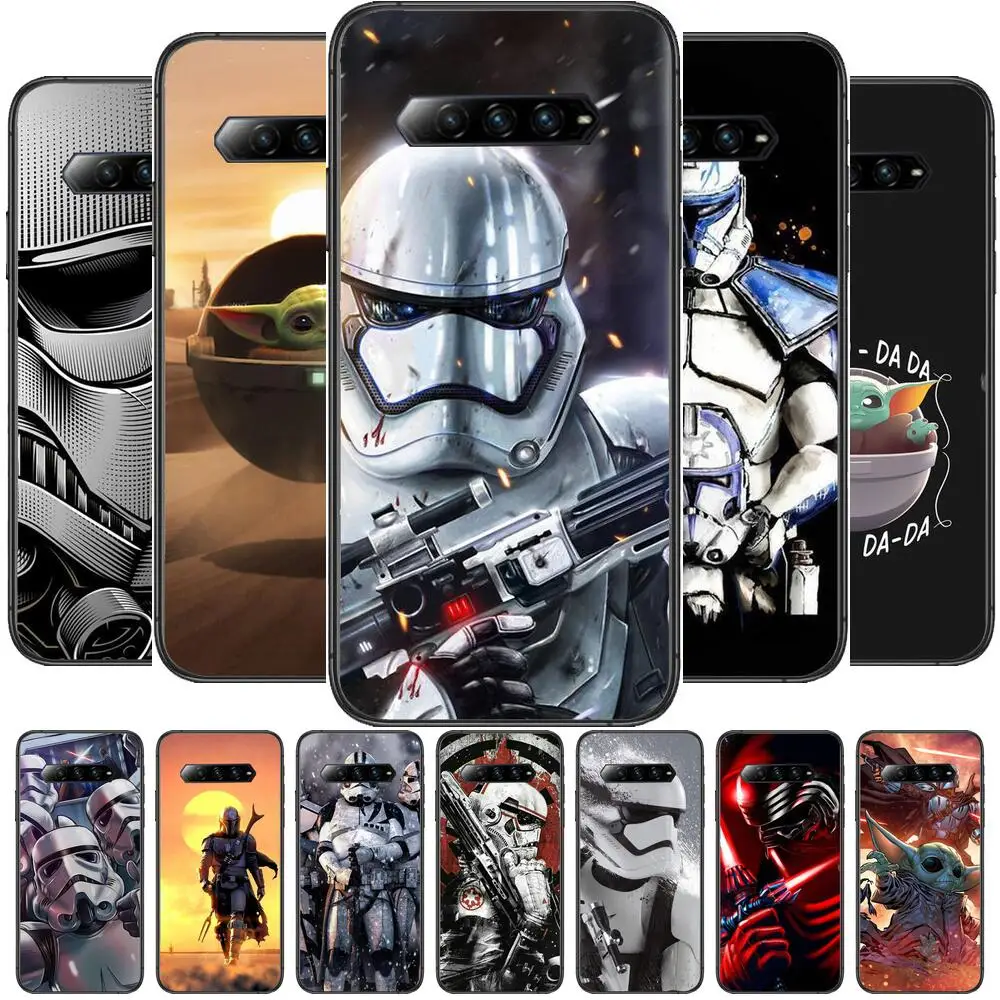 

Disney Star Wars Baby Yoda Phone Case For xiaomi redmi Black Shark 4 Pro 2 3 3s Cases Helo Black Cover Silicone Back Prett mini