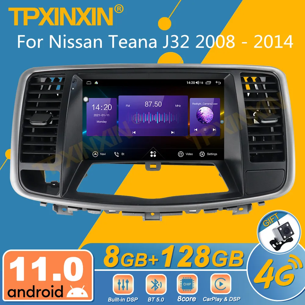 For Nissan Teana J32 2008 - 2014 Android Car Radio 2Din Stereo Receiver Autoradio Multimedia DVD Player GPS Navi Unit Screen