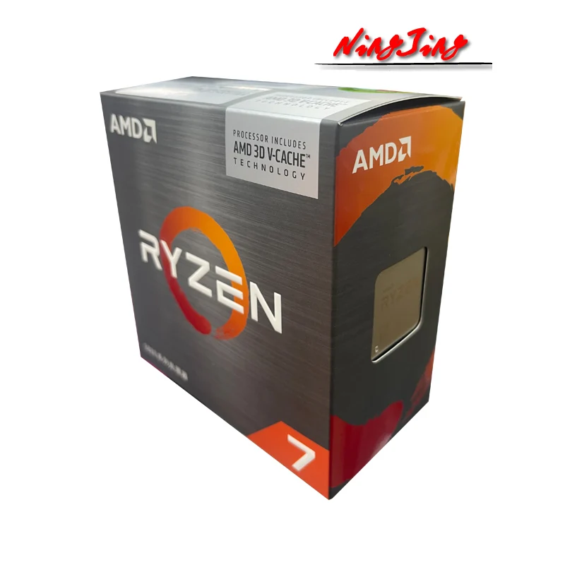 Процессор AMD Ryzen 7 5800X3D R7 5800X3D 3,4 ГГц 8-ядерный 16-поточный процессор 7 нм L3 = 96M 100-000000651 разъем AM4 герметичный, но без вентилятора