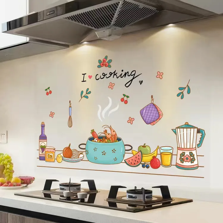 W69 * Кухонные высокотемпературные и маслостойкие дымостойкие наклейки