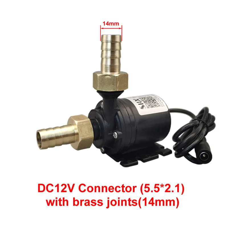 

Погружной водяной насос высокого давления, 12 В, Ультра тихий солнечный, 24 В постоянного тока, подъем 5 м, 800 л/ч, бесщеточ...