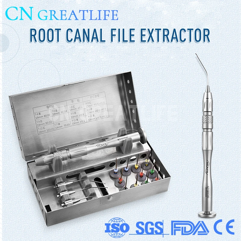 

Dental Root Canal File Extractor Reusable Extractor Holder Extractor Broken Removal Kit Endo File Removal System