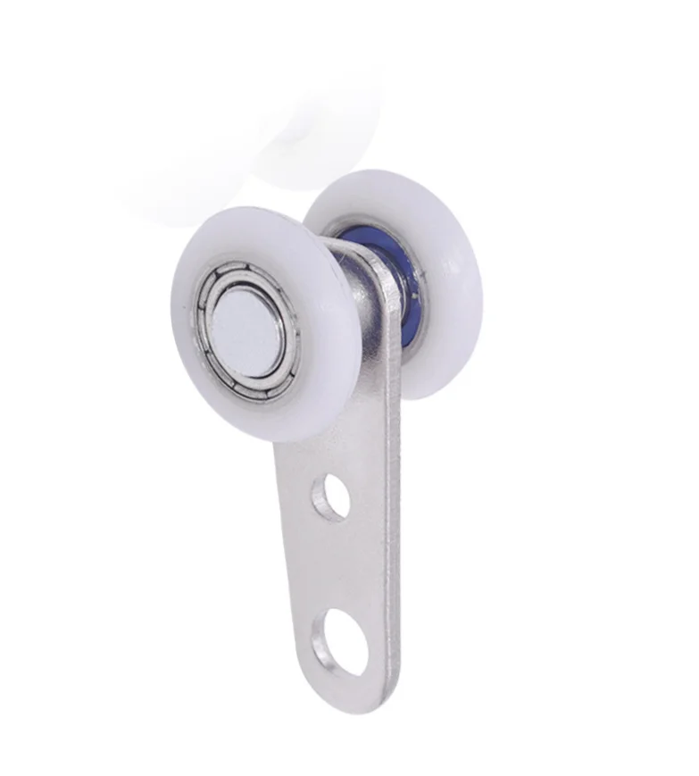 10 шт. металлический подшипник шкив с двумя пластиковыми колесами для шкафа окна