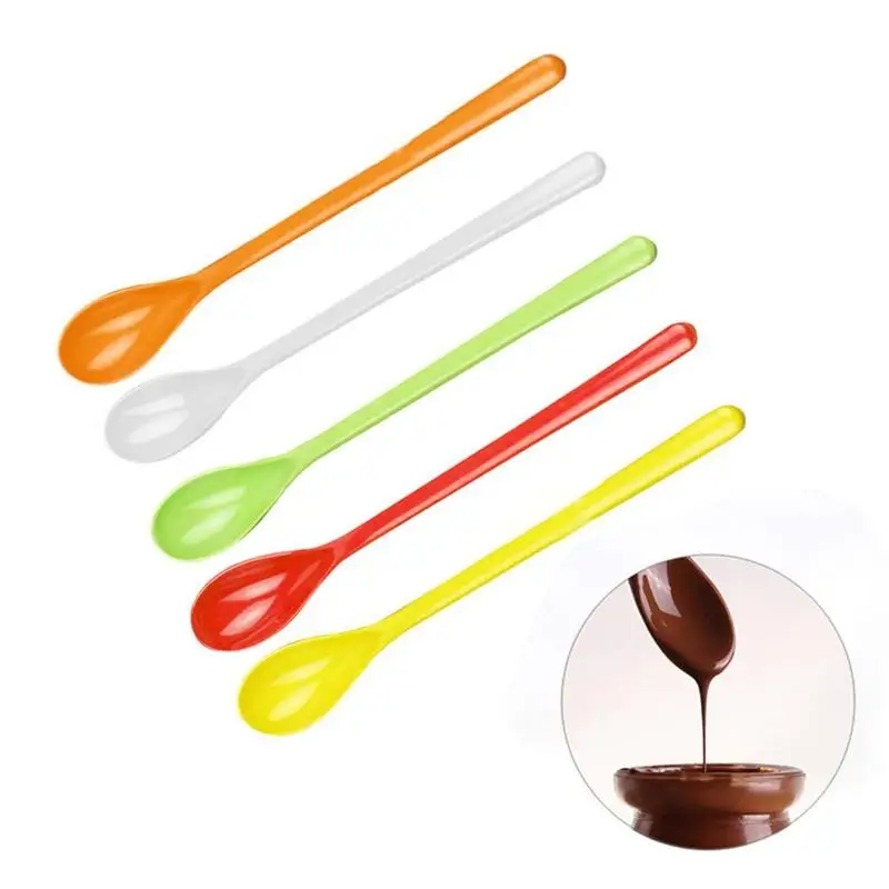 1 шт. десертные ложки с длинной пластиковой ручкой | Дом и сад