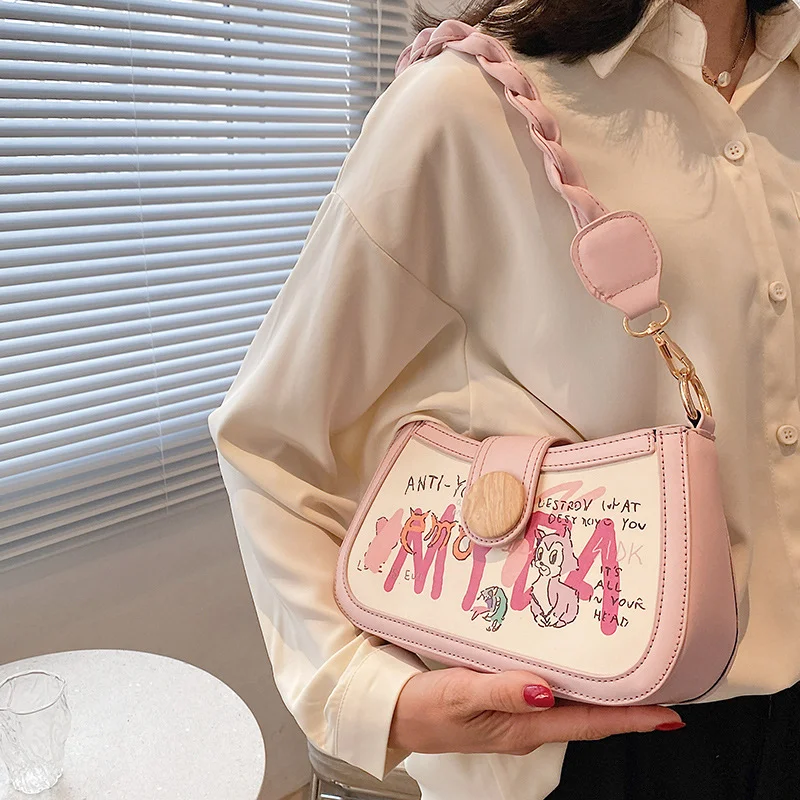 2023 Shoulder Bags for Women  Women Luxury Handbag PU Leather Simple Underarm Shoulder Bags Totes Purse Pouc designer luxury