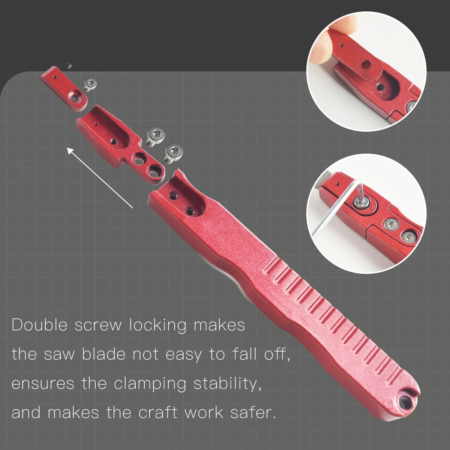 Мини ручная пила Joystar модель инструменты для рукоделия с 6 шт. лезвий нож