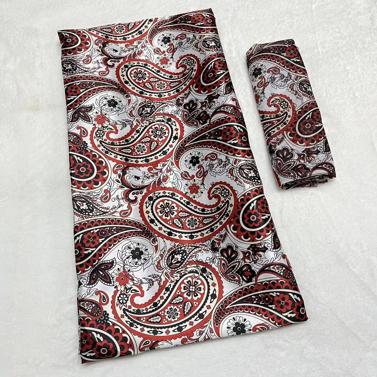 Африканская атласная ткань мягкие шелковые Вощеные ткани и шифоновая Тюлевая