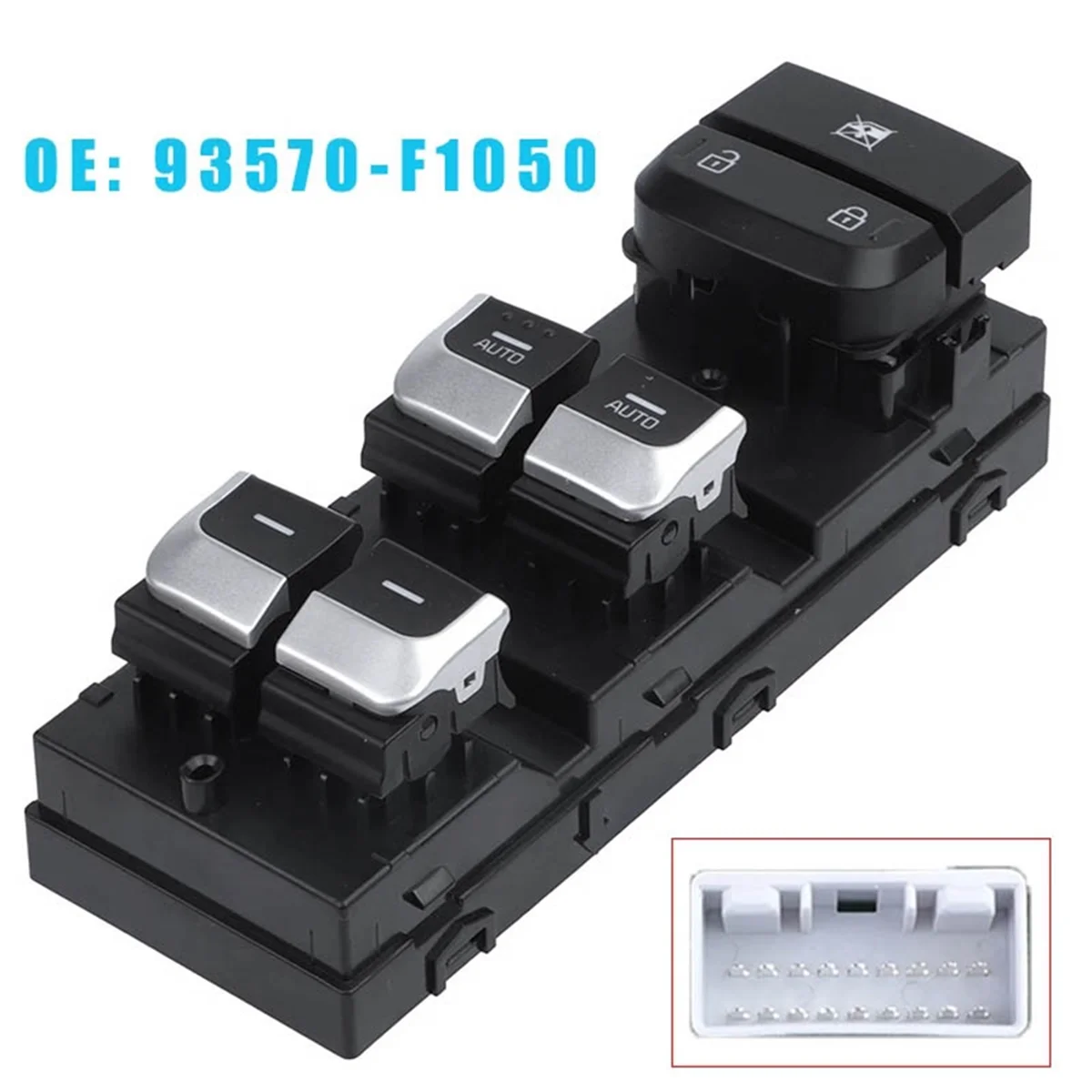Левый передний силовой главный выключатель окна в сборе 93570-F1050 для Kia Sportage 2015-2018