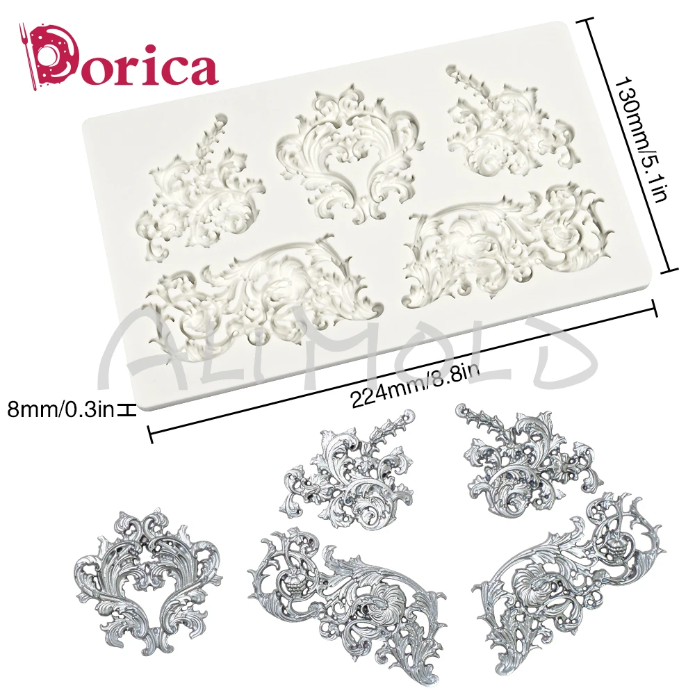 

Форма для торта Dorica, силиконовая, кружевная