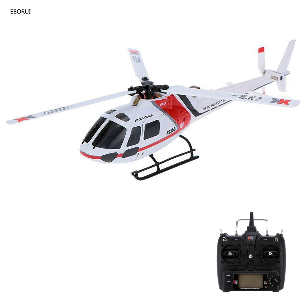 WLtoys XK K123 Радиоуправляемый вертолет AS350 6CH 3D & 6G система бесщеточный двигатель AS350 масштаб беспилотный Радиоуправляемый Дрон обновленный WLToys V931RTF