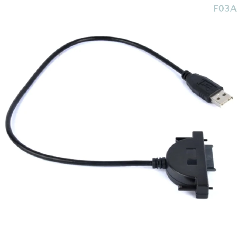 Фото USB 2.0 SATA кабель CD/DVD-ROM кабель адаптер оптического драйвера для ПК ноутбука ноутбука №3