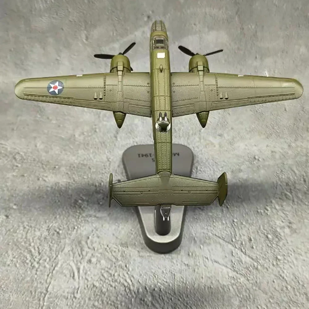 Новинка 2024 Литая под давлением масштаб 1/144 B25 Митчелл бомбардировщик модель из