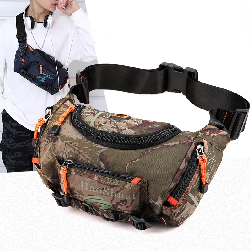 

Men's Multifunctional Chest Bag Outdoor Pack Sports Single Shoulder Messenger Bag Waterproof Riding High-capacity Bodypack