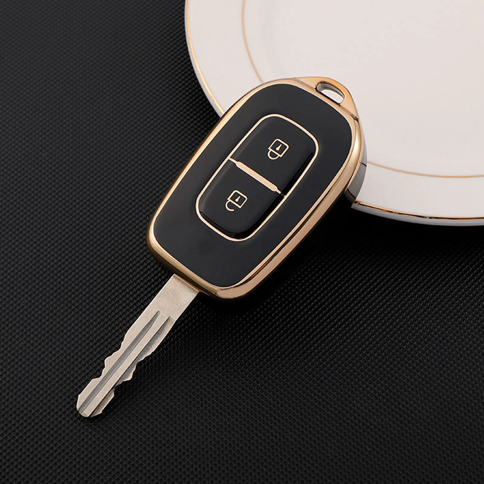 2 Button TPU Car Remote Key Fob Cover Case for Renault Kwid Traffic Symbol for Dacia Sandero Logan Duster 2016 2017 2018 Shell