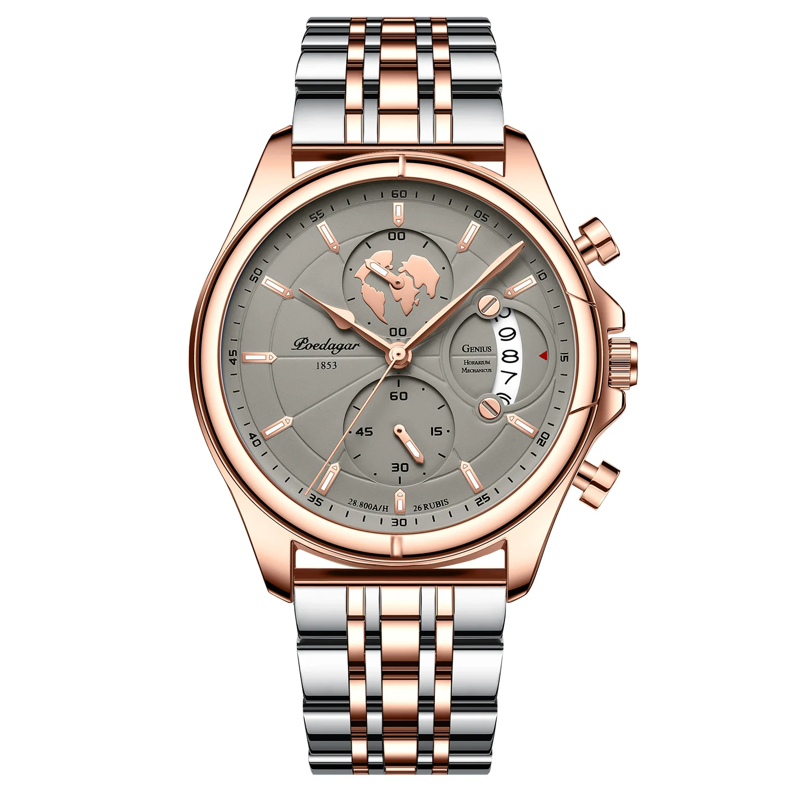 Men's watches 2023 new fashion leather waterproof luminous top brand luxury men's quartz watch men Relogio Masculino