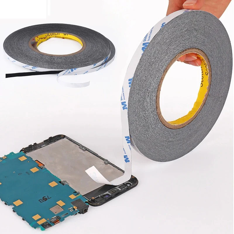 

Двухсторонний скотч черный 5 мм-50 мм 50 метров