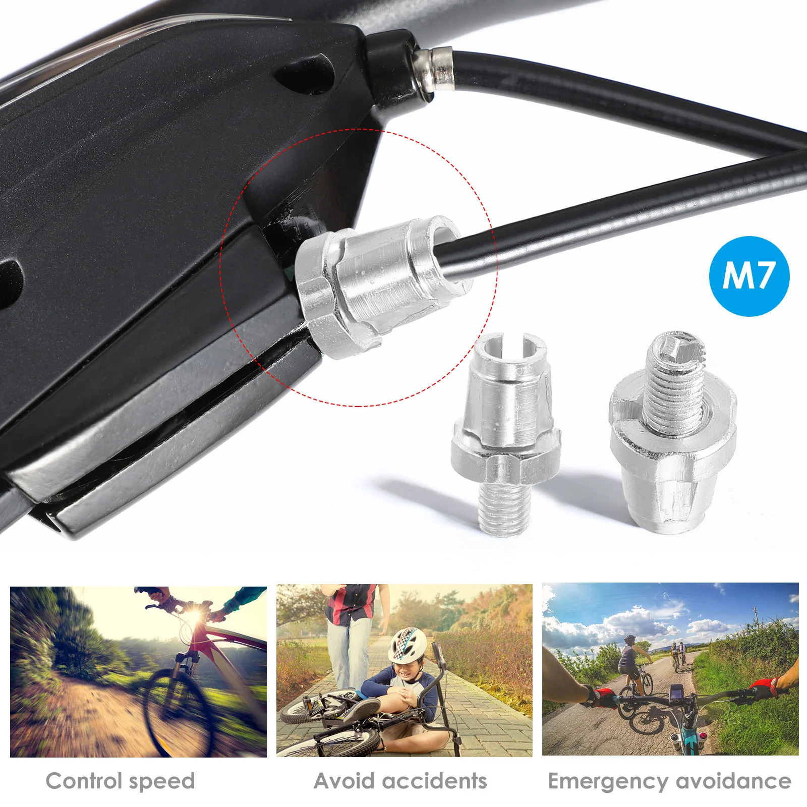 4 шт. винт тормозного рычага детали велосипеда винты ручки крепеж для