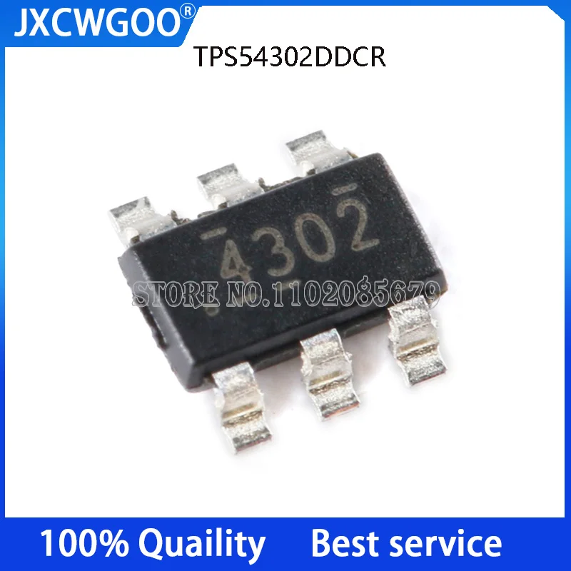 

10PCS TPS54302DDCR TPS54302 4302 SOT-23-6 Synchronous buck converter chip New original