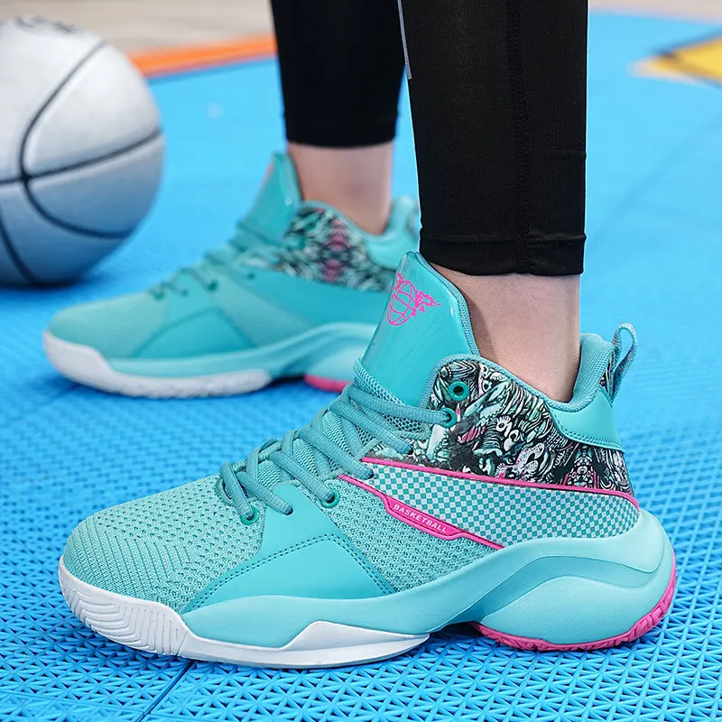 Basketball Shoes for Men and Women 2022 Professional Fly Woven Light Breathable Wear-resistant Training Shoes Brand Designer