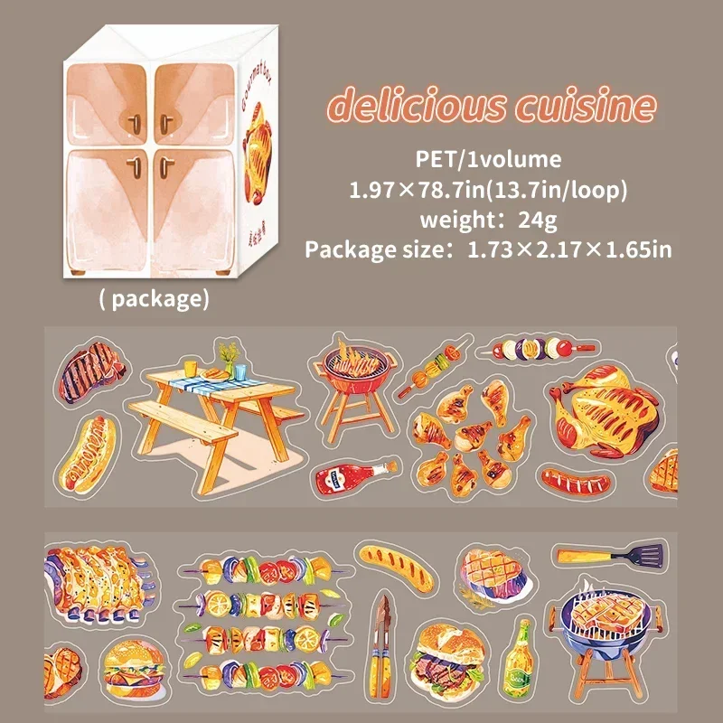 

Jianwu изолента для декупажа 50 мм * 200 см