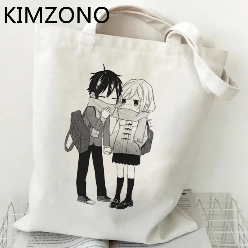 

Сумка для покупок Horimiya, Джутовая сумка, сумка для покупок, Экосумка