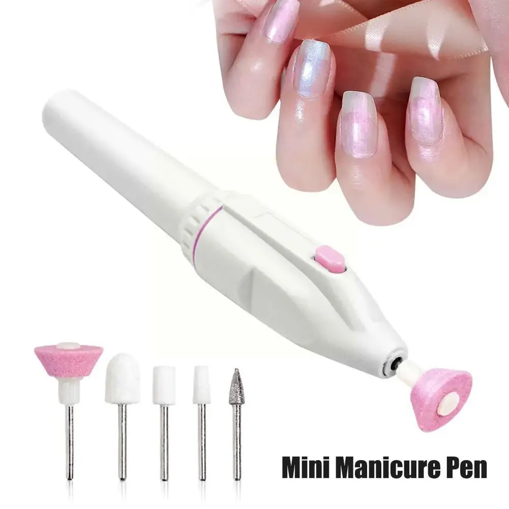 

Professional 5 In 1 Mini Electric Nail Drill Kit Manicure Polishing Tools Sanding Pedicure Nail File Pen Machine Grinding A Q1p3