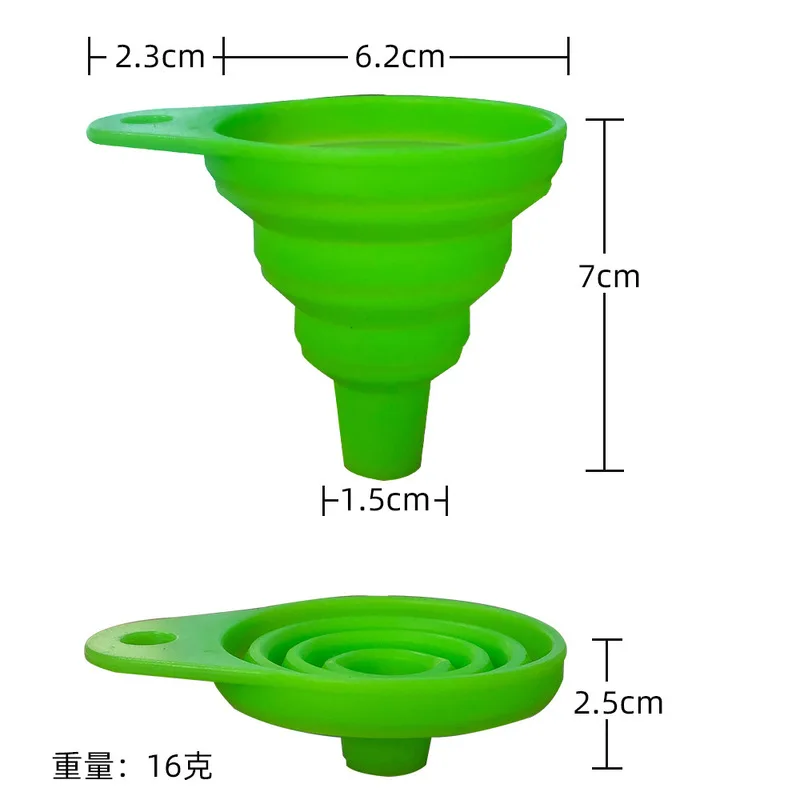 1 шт. складная силиконовая мини-воронка для дозирования жидкости | Дом и сад