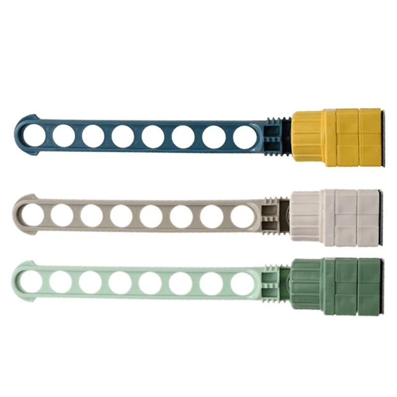 

3Pcs Window Frame Clothes Hanging Rack Portable Indoor Window 8-Holes Drying Rack Adjustable Home For Clothes Stand