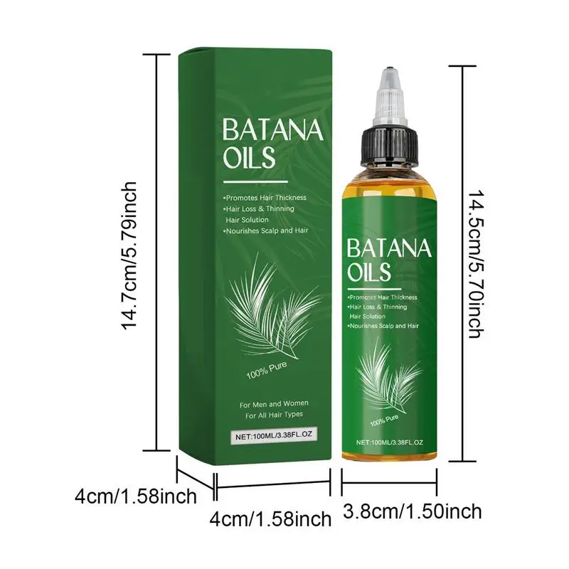 Масло для волос Batana тяги масло алопеции маска против выпадения роста увлажняющее