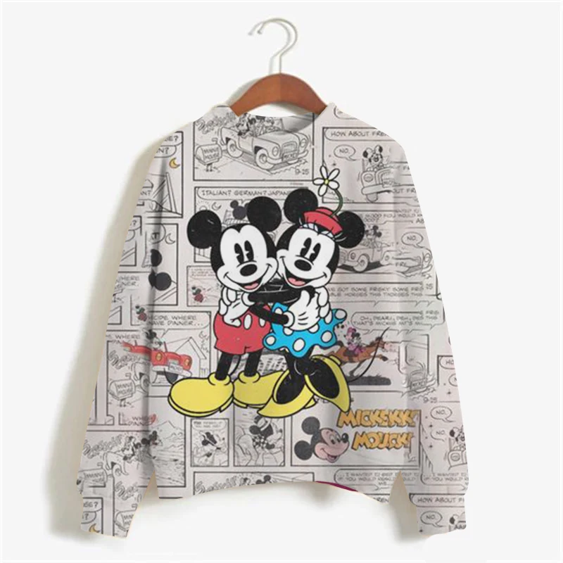 

3D Printed Disney Mortimer Mouse Anime Hoodie Spring Autumn Casual Men's Sweatshirt Oversized Ladies Men's Ladies Hoodie