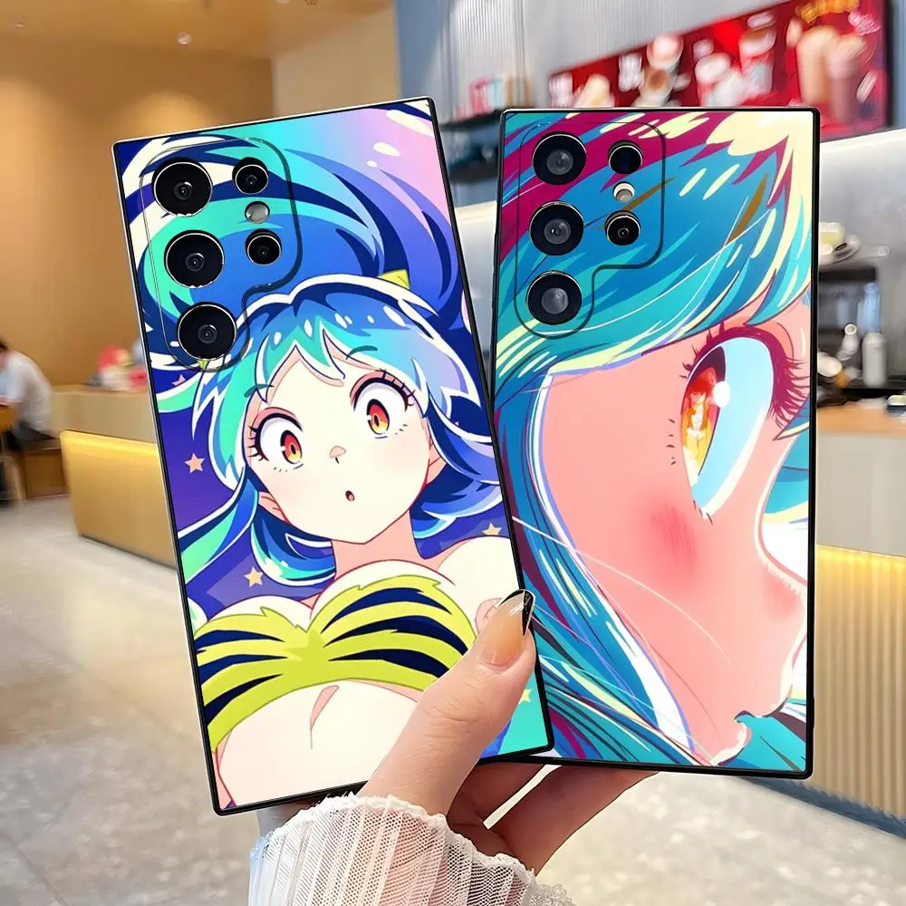 Фото Аниме-чехол U-Urusei Y-Yatsura для Samsung S26 S25 Edge S24 S23 S22 Ultra Plus Fe A57 A37 A17 A56 5G, силиконовый чехол. №1