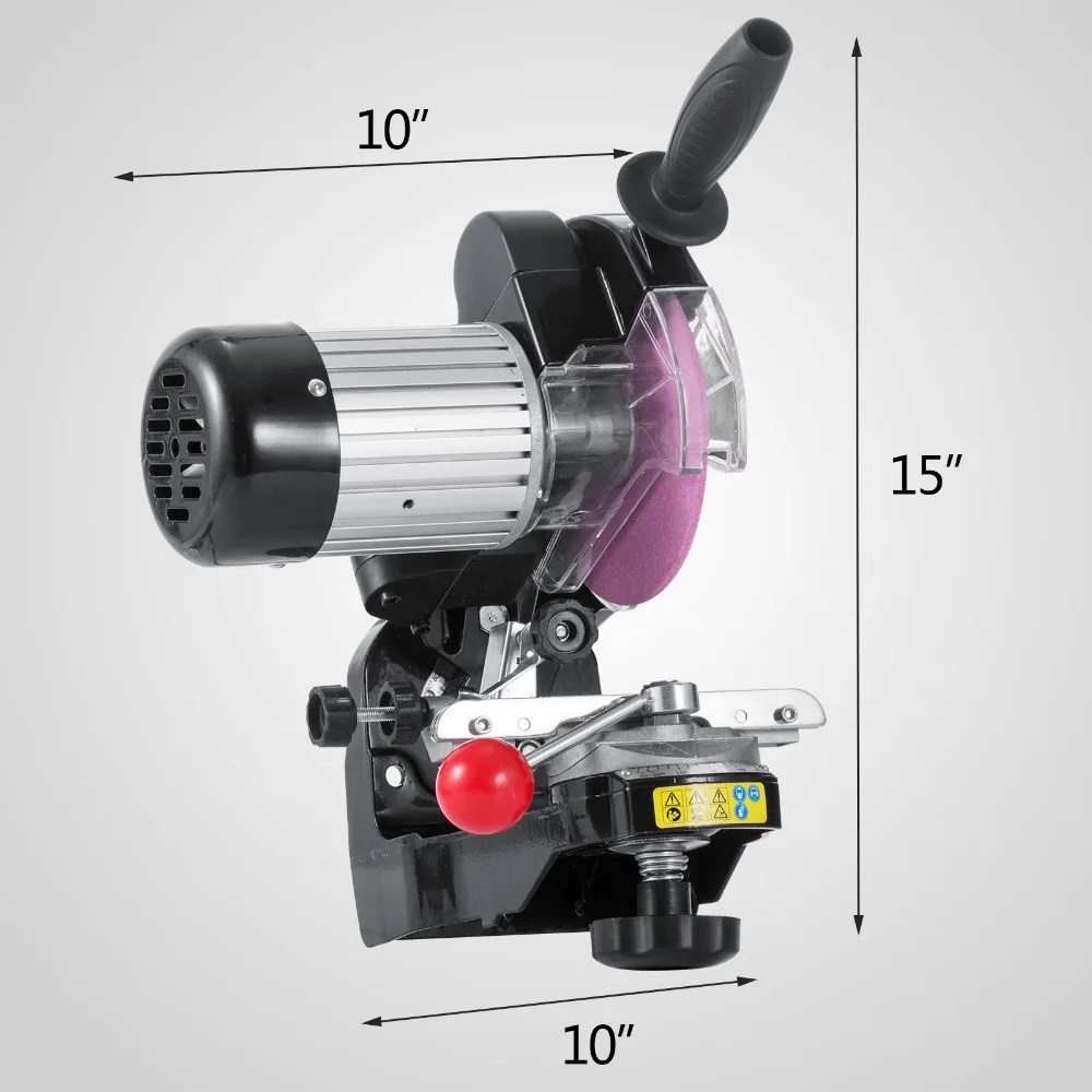 

Chainsaw Sharpener Grinder W/ Grinding Wheels W/Lamp&Amp;Disc Electric