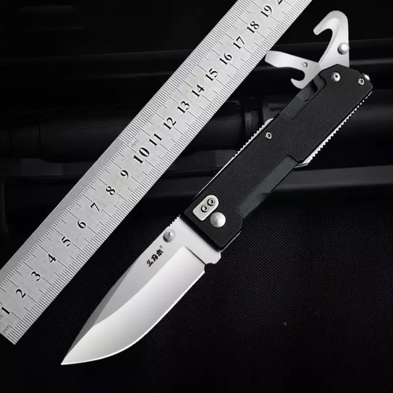 

Outdoor Multi-Tool Folding Knife 12C27 Blade Material G10 Handle Survival Self-Defense Tactical Camping Equipment Bushcraft EDC