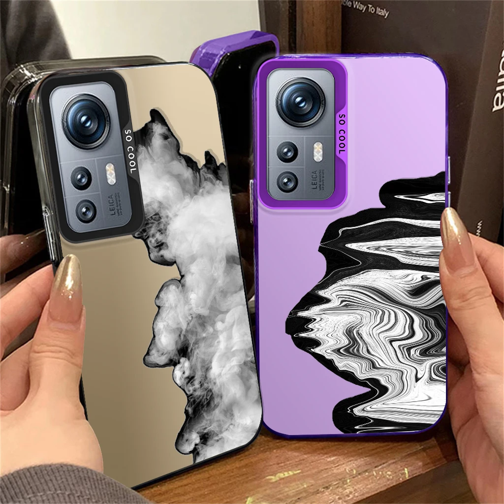 Картина маслом медленный поток красивый для Redmi Note 13 12S 11S 10Lite Pro Max Plus 4G Модный