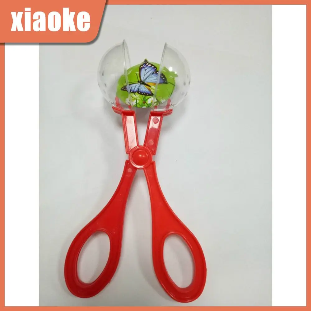 

Round-headed Bug Insect Catcher Scissors Plastic Transparent Blister Shell Insects Catcher Tongs Kids Toy Insects Scissors Funny