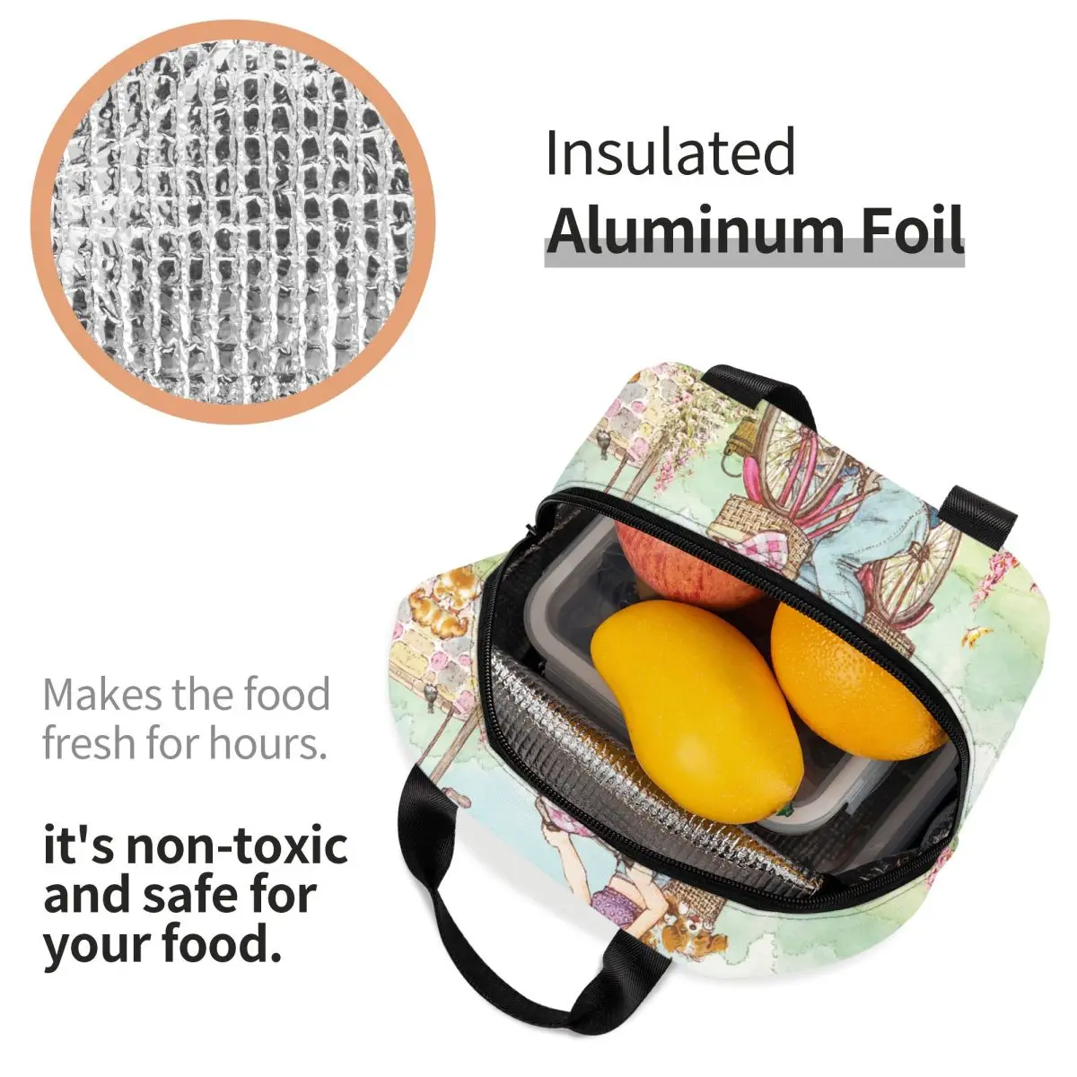 Милый Ланч-бокс для девочки Сара Кэй езды на велосипеде аксессуары мультяшная