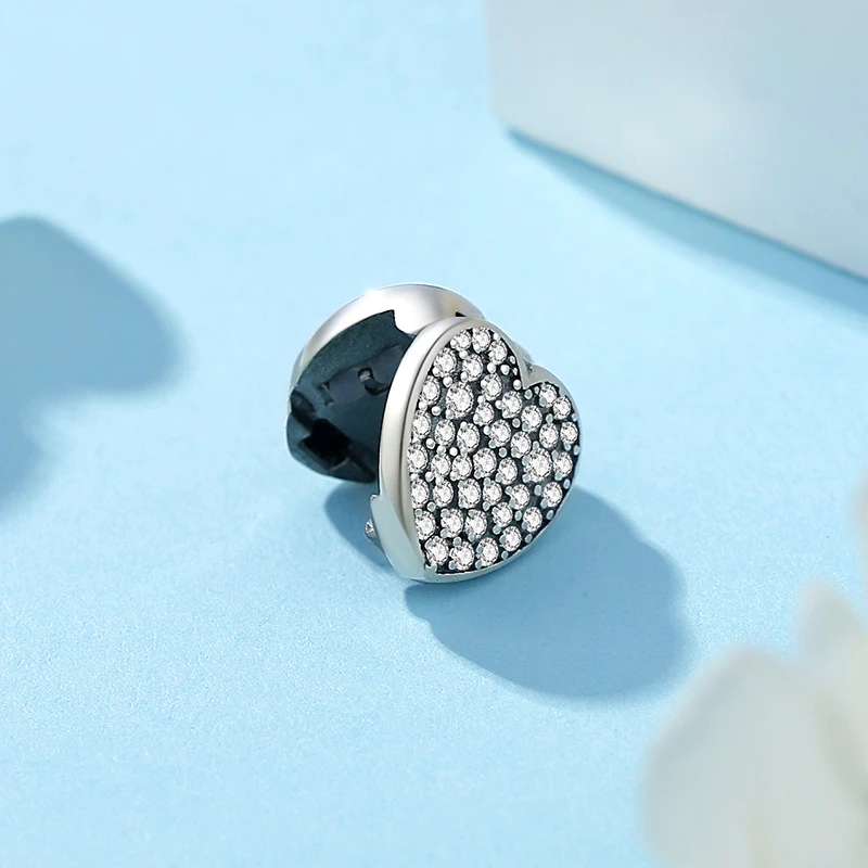 Оригинальные Посеребренные Подвески В Форме Сердца Счастливая Клеверная Корона