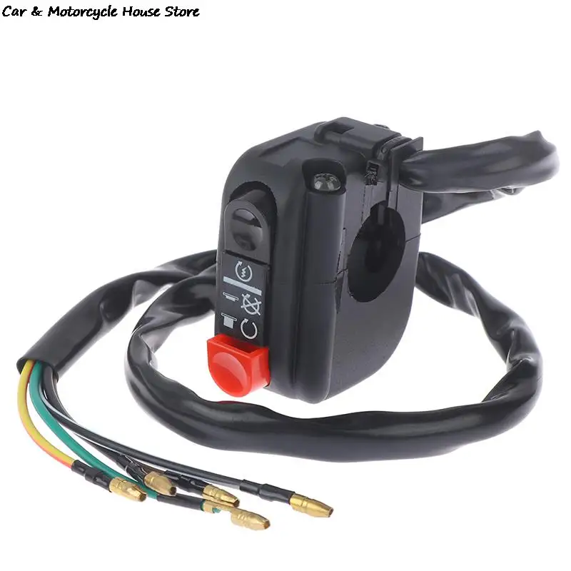 

1 шт. Универсальный мотоциклетный мотовездеход 1/4 "крепление на руль кнопка запуска/остановки ВКЛ./ВЫКЛ. Боковой правый переключатель ES