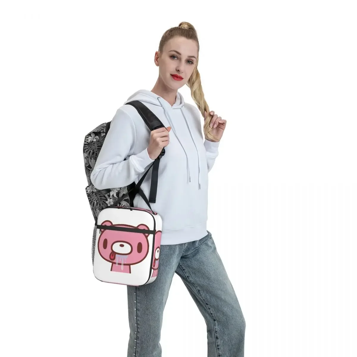 Портативный Ланч-бокс С Рисунком Медведя Из Мультфильма Унисекс