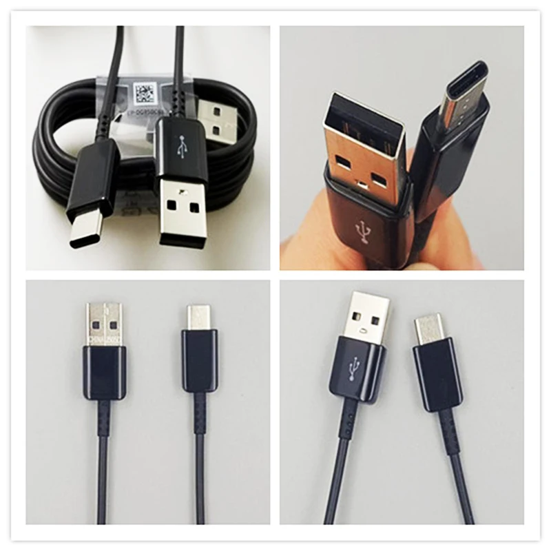 Кабель быстрой зарядки Samsung USB-Type-C 0.28м 1.2м 1.5м 2м 3м белый черный. |