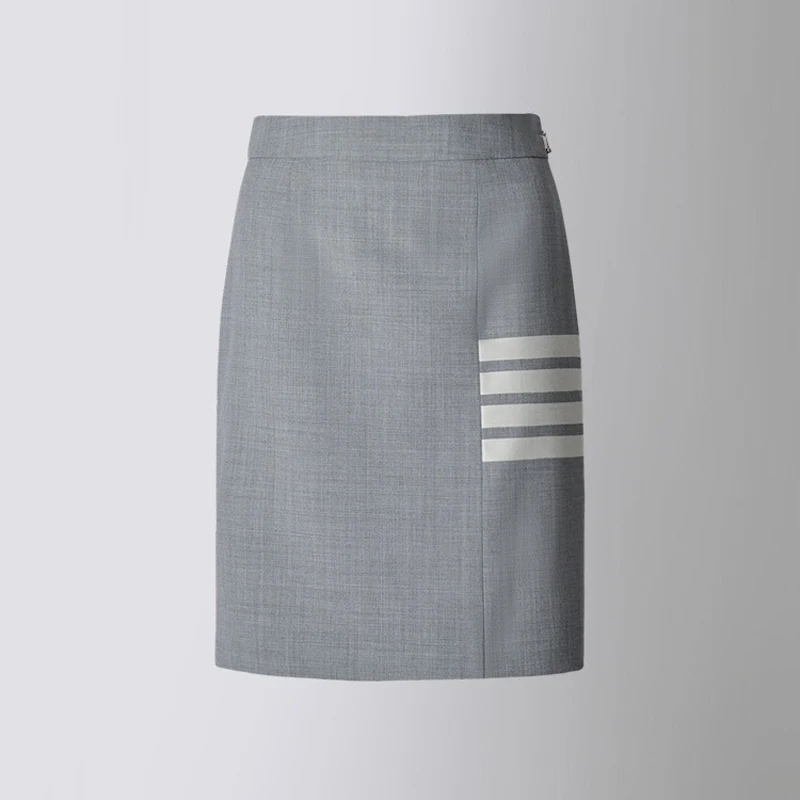 

TB THOM Women's Skirt Summer Korean Fashion Brand Dress Classic Stripes Pleated Skirt Harajuku Streetwear Mini Skirts