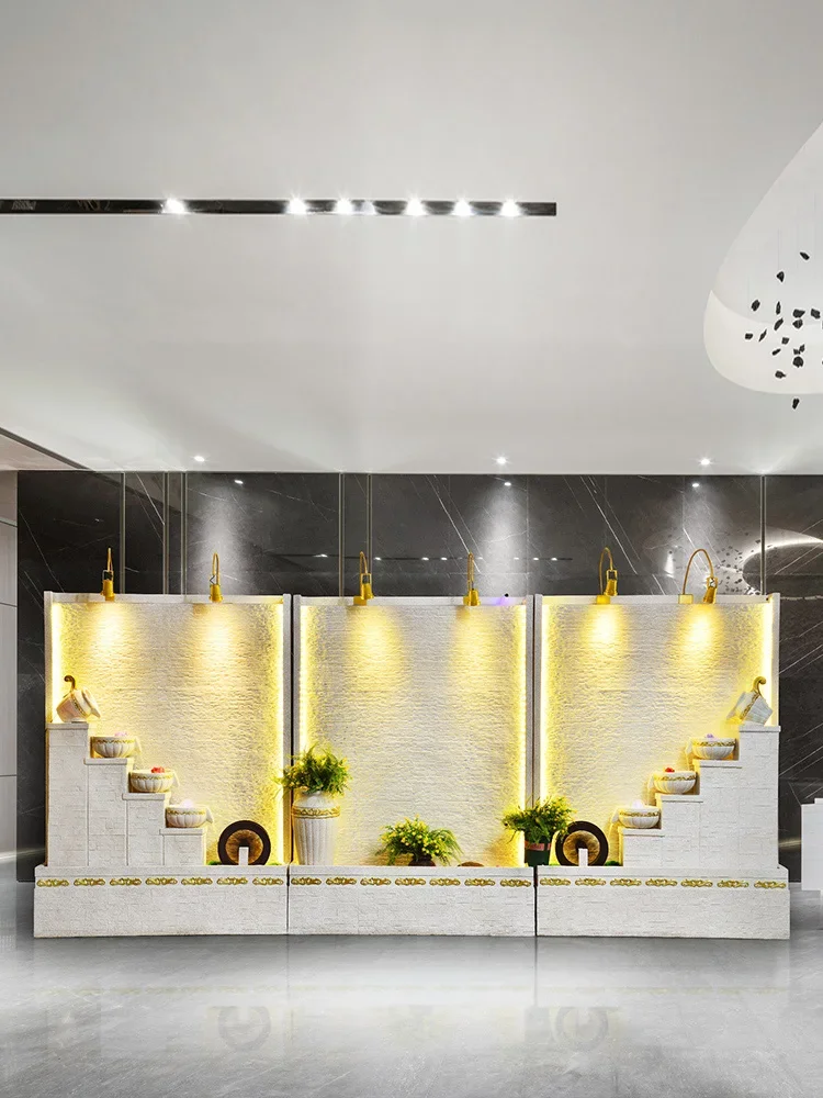 w europejskim stylu na ścianie wodnej skalna cyrkulacyjna fontanna sklep firmowy willa korytarz wewnętrzny krajobraz ozdoby podłogowe