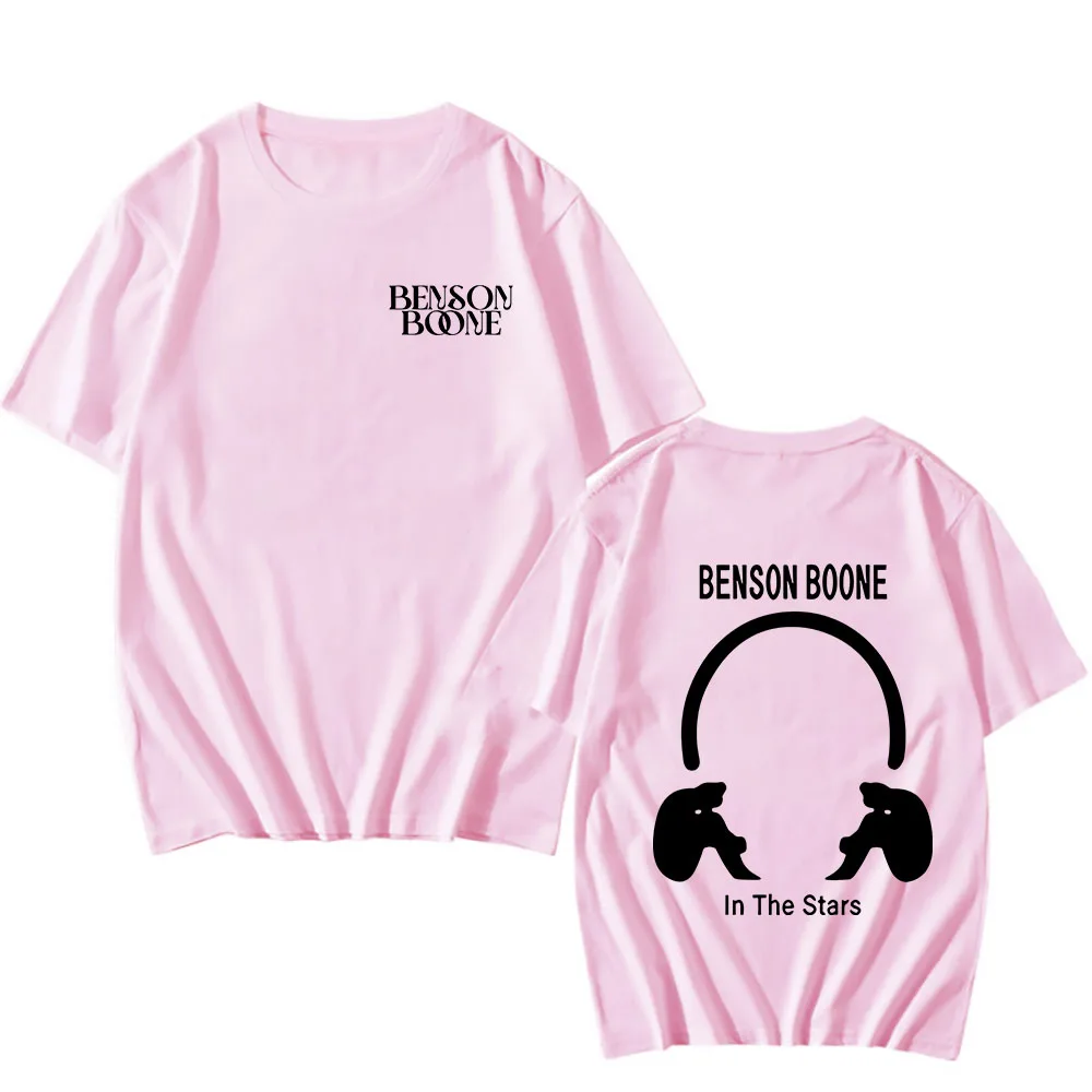 Benson Boone мужская/женская футболка из хлопка