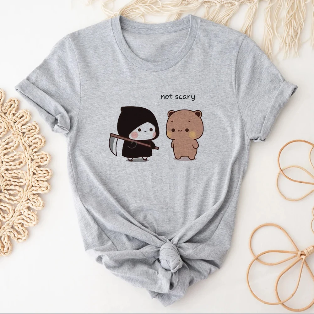 Женские футболки Bubu Dudu японская одежда в стиле Харадзюку для девушек манга 2000