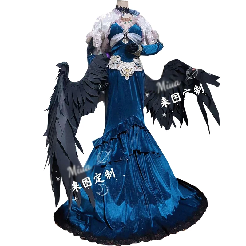 Изготовленный на заказ костюм для косплея Albedo сезон 4 сексуальное платье