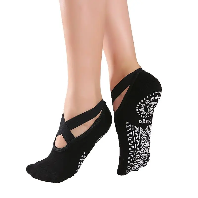 

Women High Quality Bandage Yoga Socks Anti-Slip Socks Quick-Dry Damping Pilates Ballet Socks Good Grip For Women