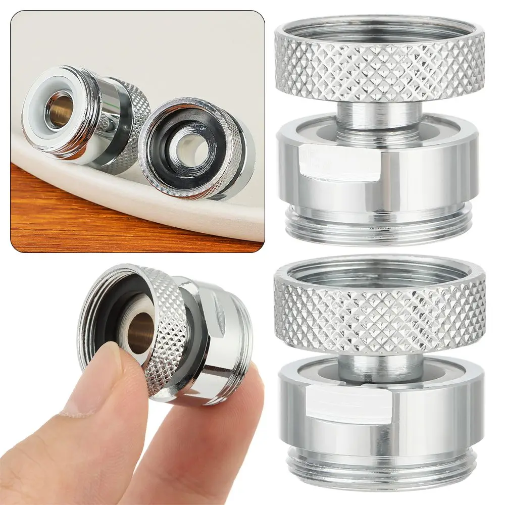 

Garden Hose Kitchen Faucet Fittings 360 Degree Adjustable Faucet Adapter Tap Aerator Connector Swivel Aerator Adapter