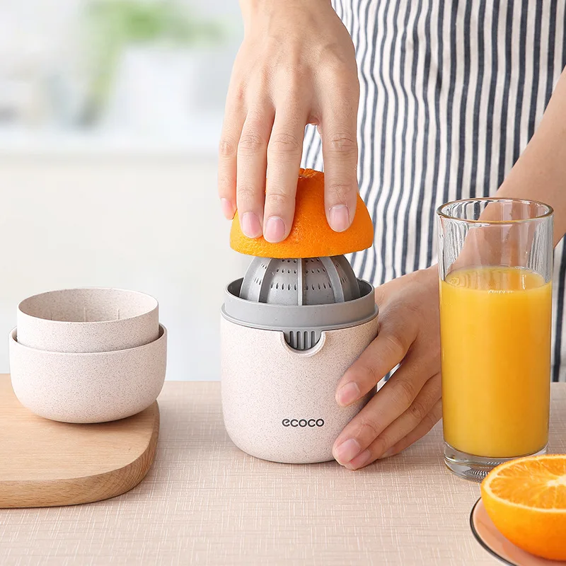 

Hand Fruit Juicer Citrus Orange Squeezer Lid Rotation Press Anti-Slip Reamer for Lemon Grapefruit Hand Press Manual Fruit Juicer