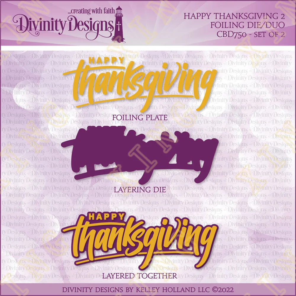

2022 New Hot Collection Metal Cutting Dies Hot Foil Mold Craft Paper Make Template Handmade Holidays Arrival Happy Thanksgiving