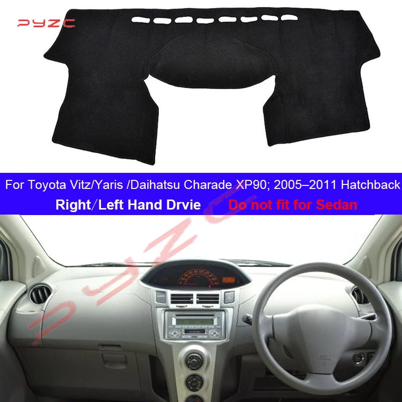 Фото Крышка приборной панели автомобиля, коврик для Toyota Wilz Yaris Daihatsu Charade Hatchback XP90 2005-2011 LHD RHD Auto Dashmat 2010 №1